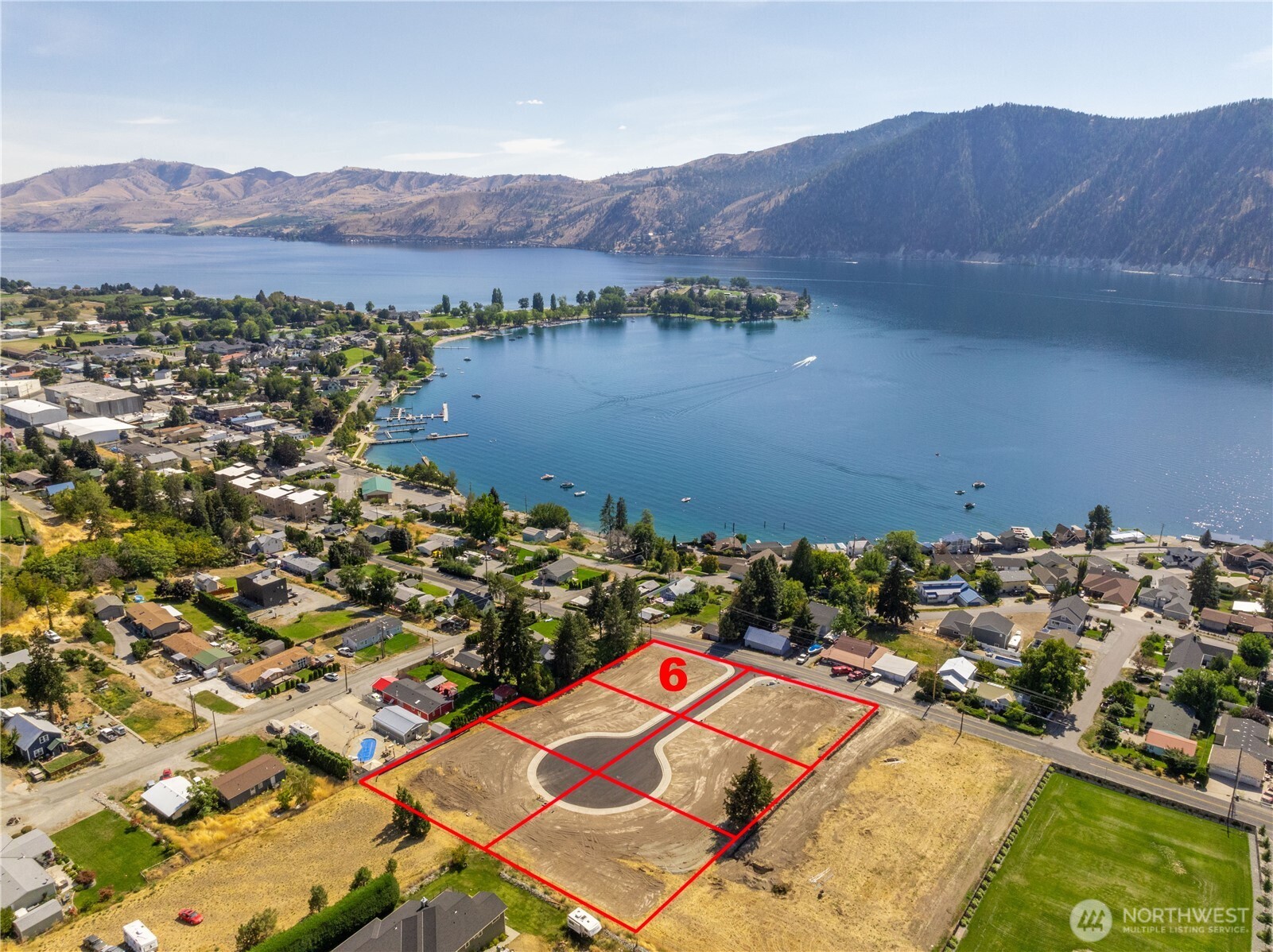 20 Indigo Lane Manson, WA 98831 - Photo 6 of 22 an aerial view of a city
