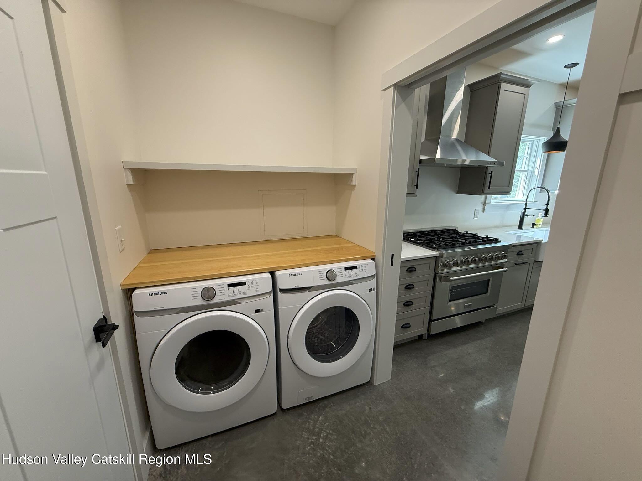 1980 Sleepy Hollow Road Athens, NY 12015 - Photo 25 of 40 a utility room with dryer and washer