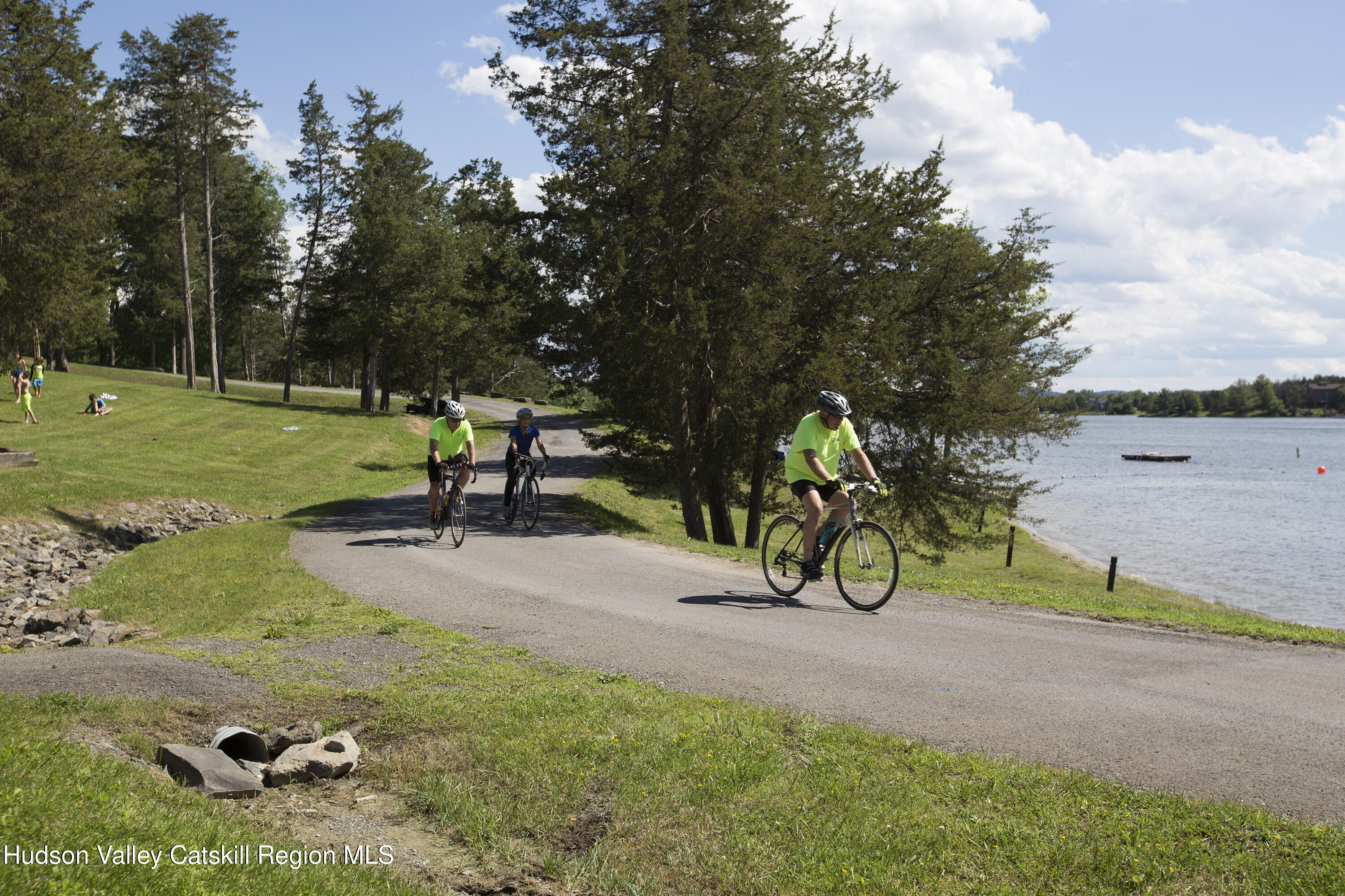 1980 Sleepy Hollow Road Athens, NY 12015 - Photo 36 of 40 a view of a park with swings and slides