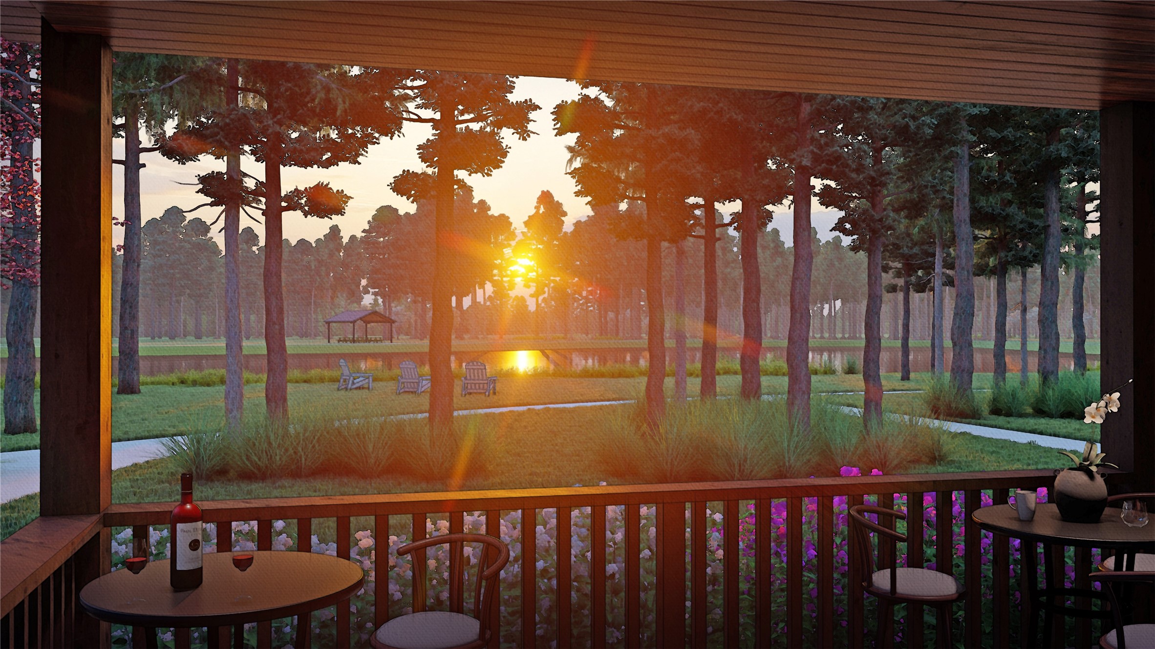 191 Heartland Road New Waverly, TX 77358 - Photo 15 of 15 a balcony with table and chairs