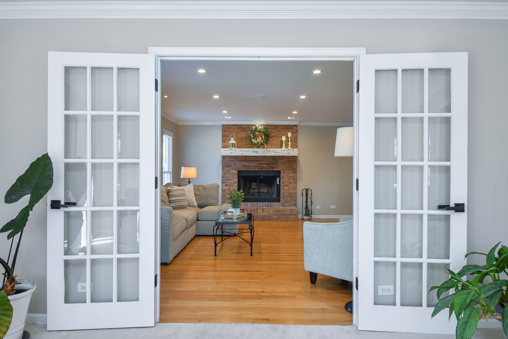 1206 Beckman Lane Batavia, IL 60510 - Photo 9 of 42 a living room with furniture and a fireplace