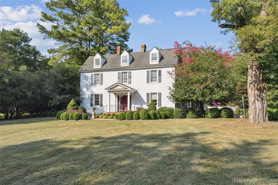 7175 Ware House Road Gloucester, VA 23061 - Photo 3 of 39 Colonial house featuring a front lawn