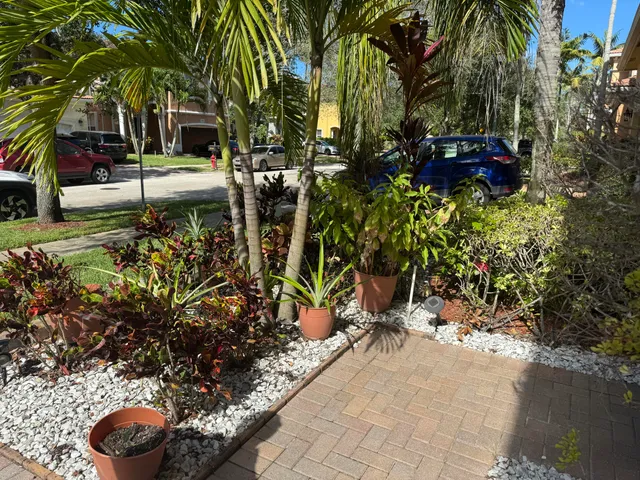 a view of outdoor space and garden