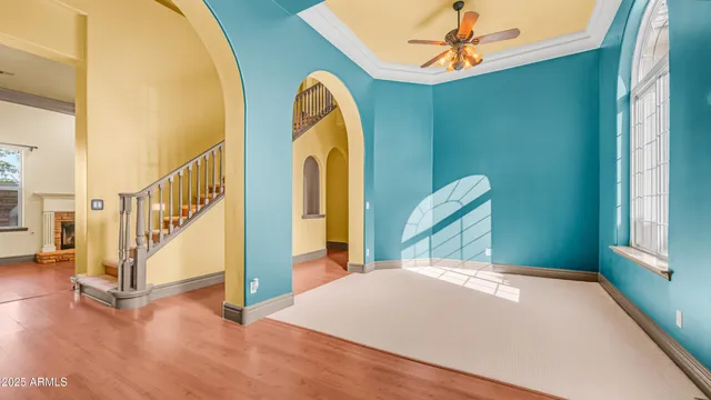 a view of an empty room