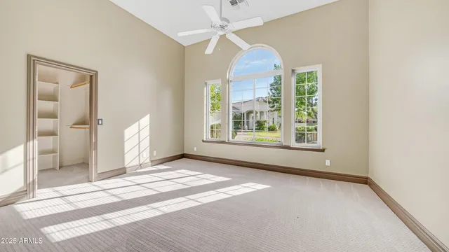 an aerial view of a houses with outdoor space