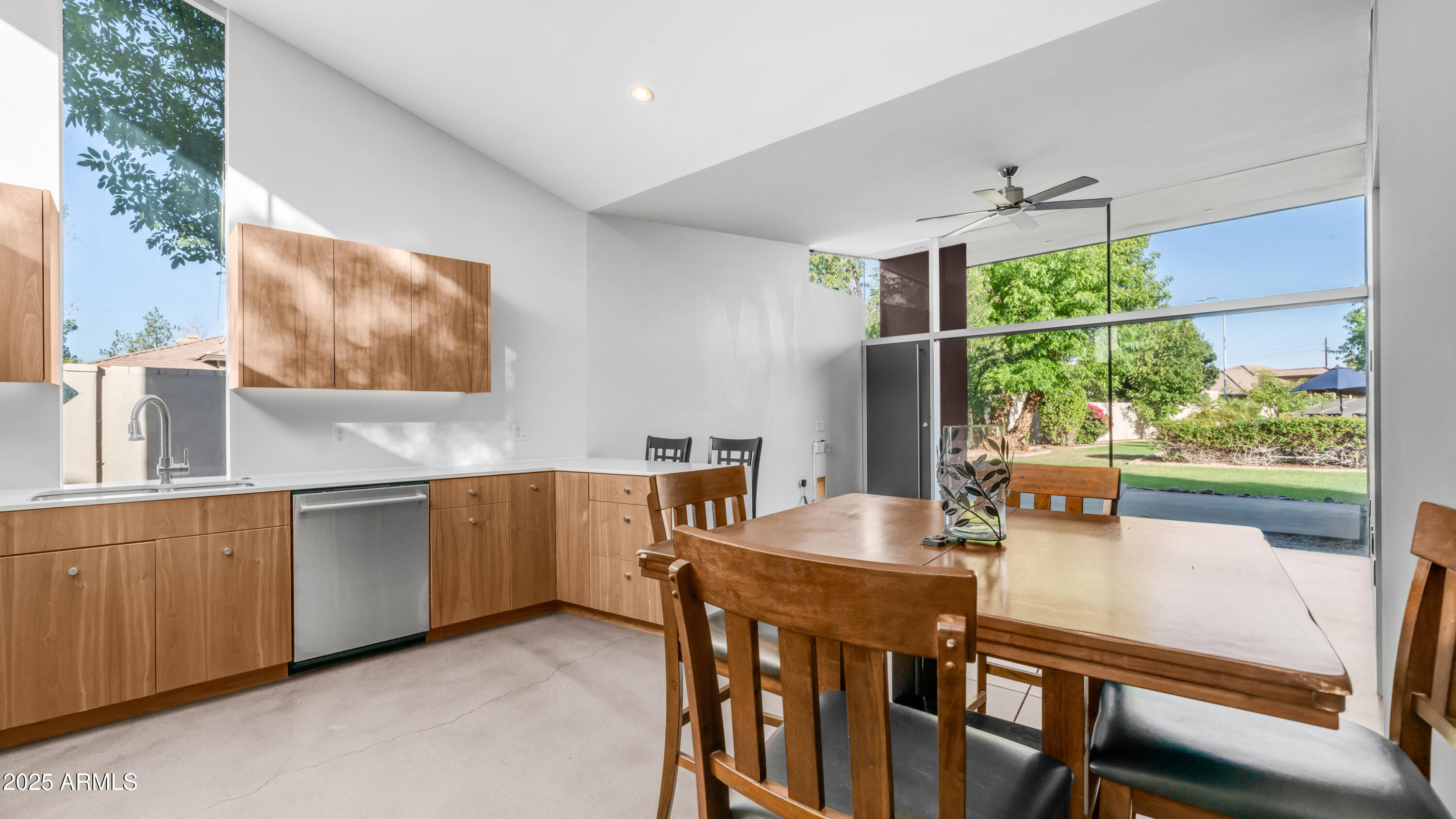 7467 South Rita Lane Tempe, AZ 85283 - Photo 77 of 111 a view of a dining room with furniture window and outside view