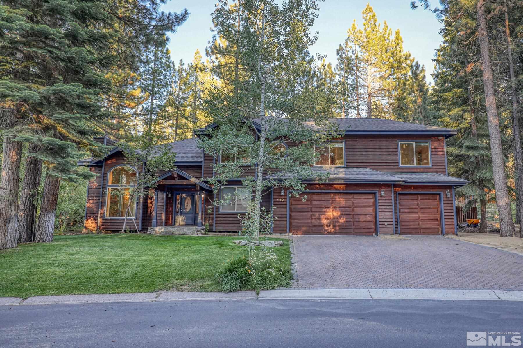 119 Meadow Drive Stateline, NV 89449 - Photo 2 of 30 front view of a house with a yard