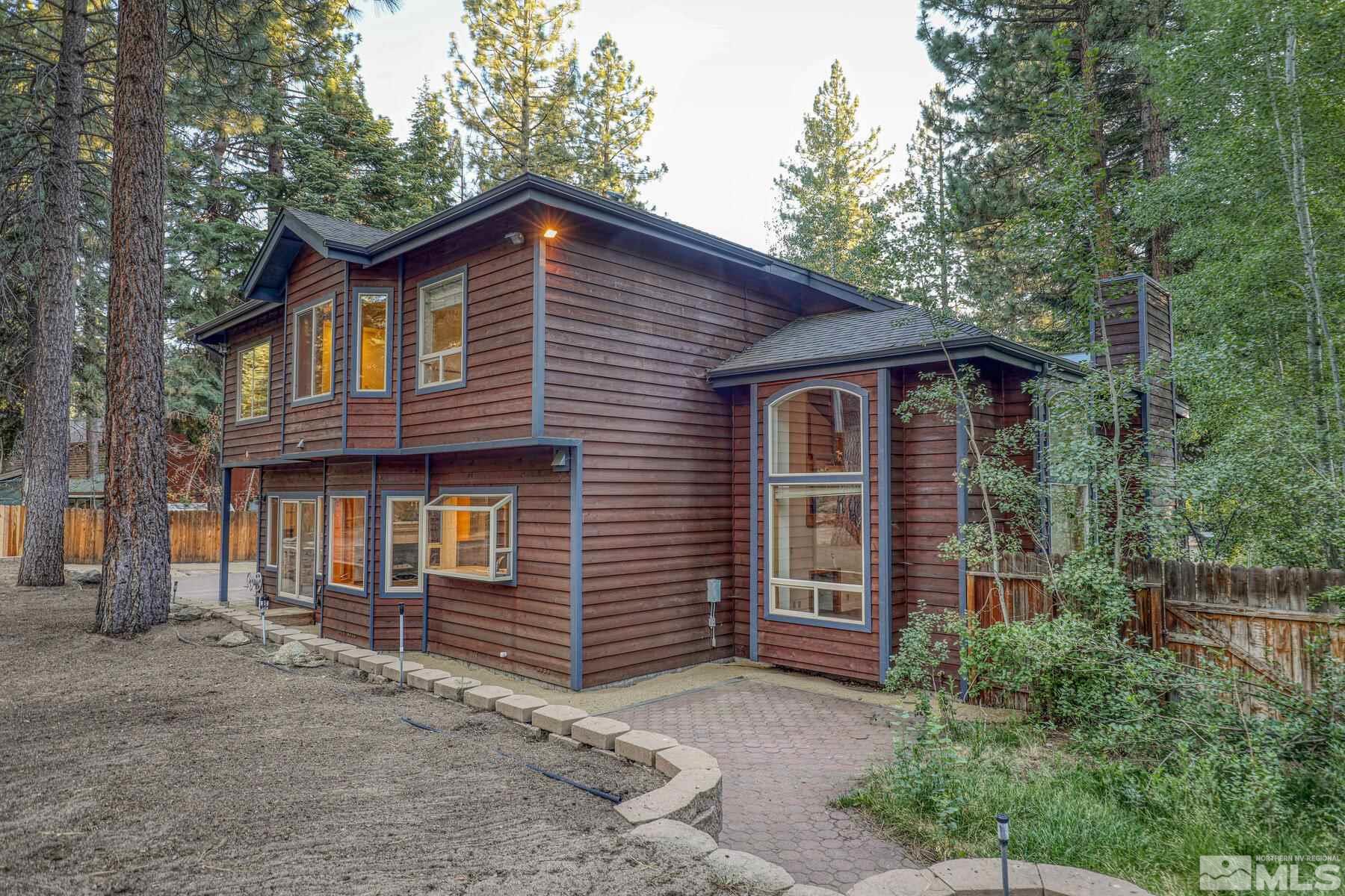 119 Meadow Drive Stateline, NV 89449 - Photo 6 of 30 a front view of a house with garden