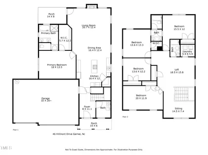 $479,900 | 46 Hillmont Drive, Garner, NC 27529