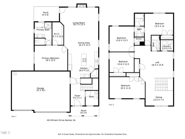 $479,900 | 46 Hillmont Drive, Garner, NC 27529