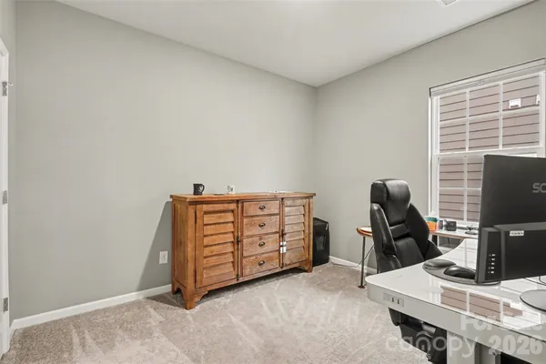 a view of workspace with furniture