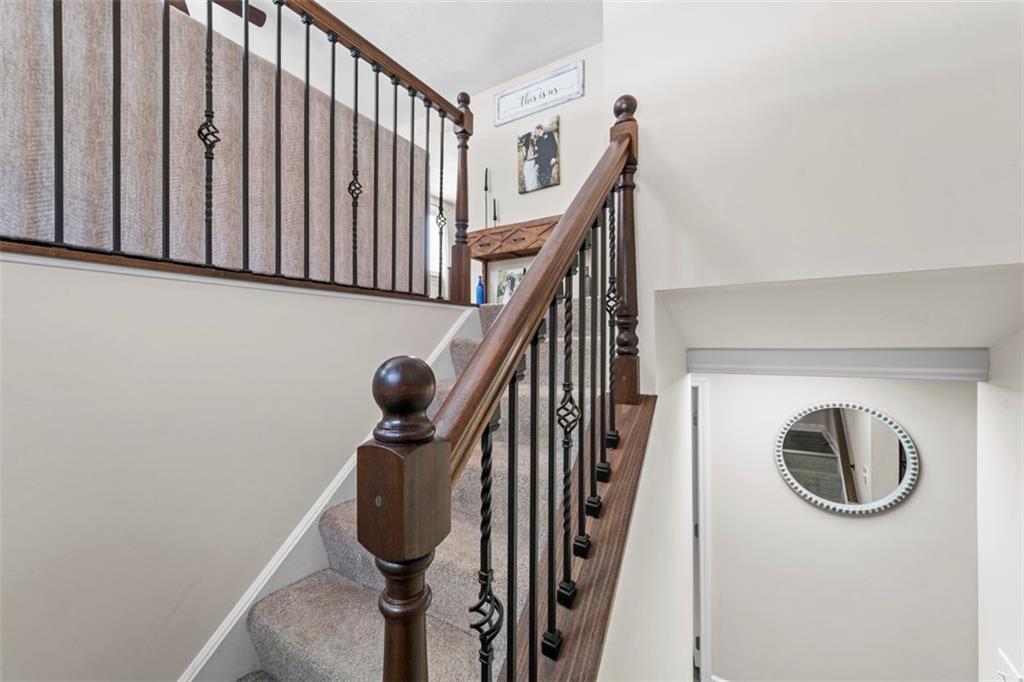 62 Rolling Road Cranberry Township, PA 16066 - Photo 3 of 34 Step inside this darling split level to see all the updates it offers including these charming wrought iron ballusters.
