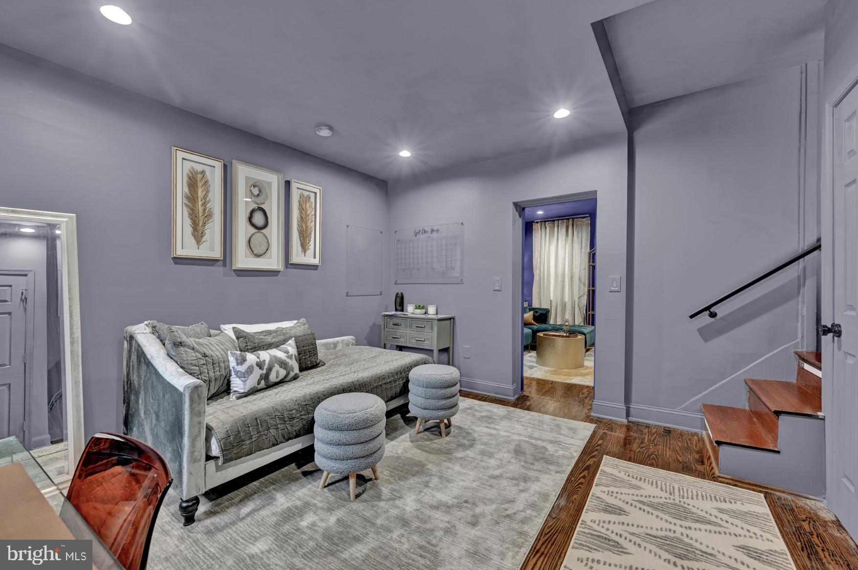 1709 Bank Street Baltimore, MD 21231 - Photo 25 of 49 a living room with furniture and wooden floor