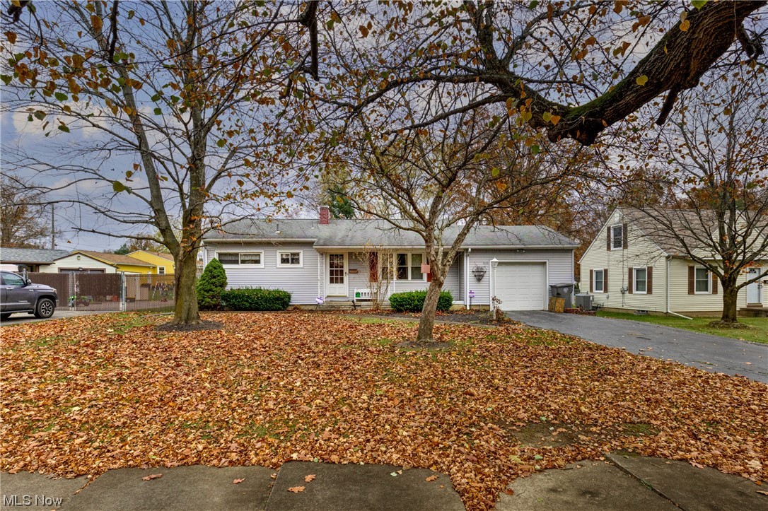 Ranch-style house with a garage