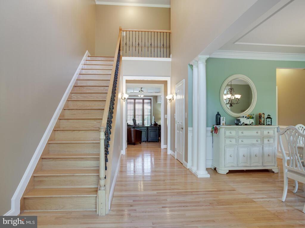 4021 Plum Point Road Huntingtown, MD 20639 - Photo 9 of 79 Foyer to Main Level and Stairs