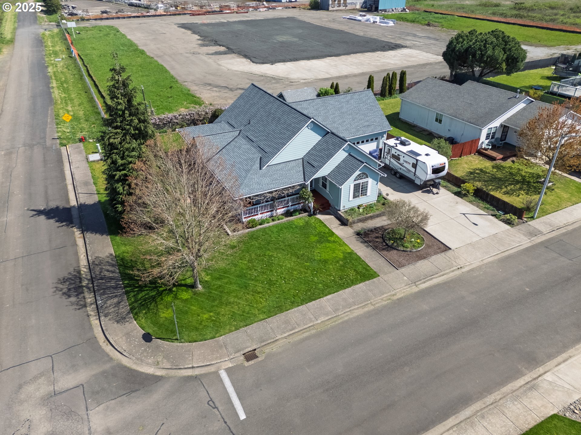 788 Southeast Meadows Loop Sheridan, OR 97378 - Photo 4 of 45 an aerial view of a house