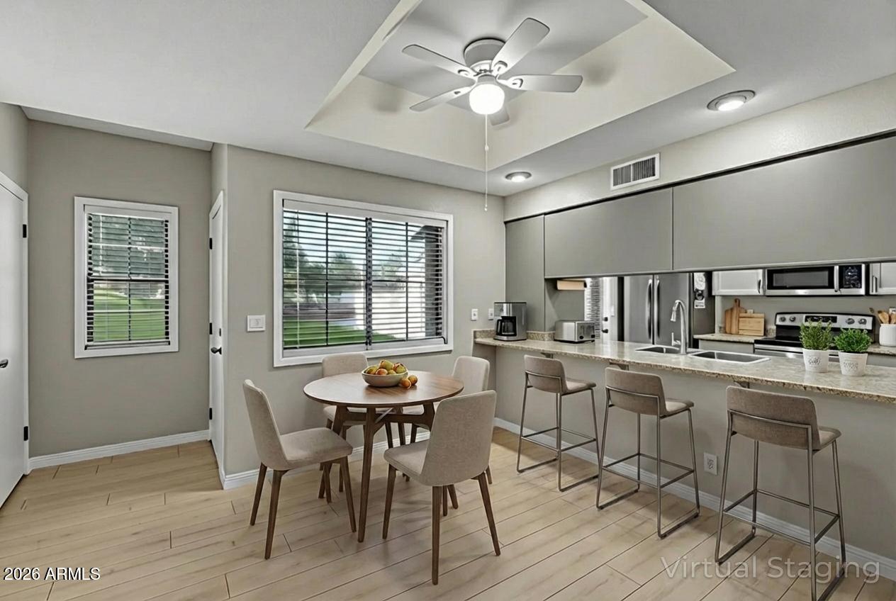 1222 West Baseline Road, Unit 176 Tempe, AZ 85283 - Photo 9 of 48 Virtually Staged Kitchen Nook