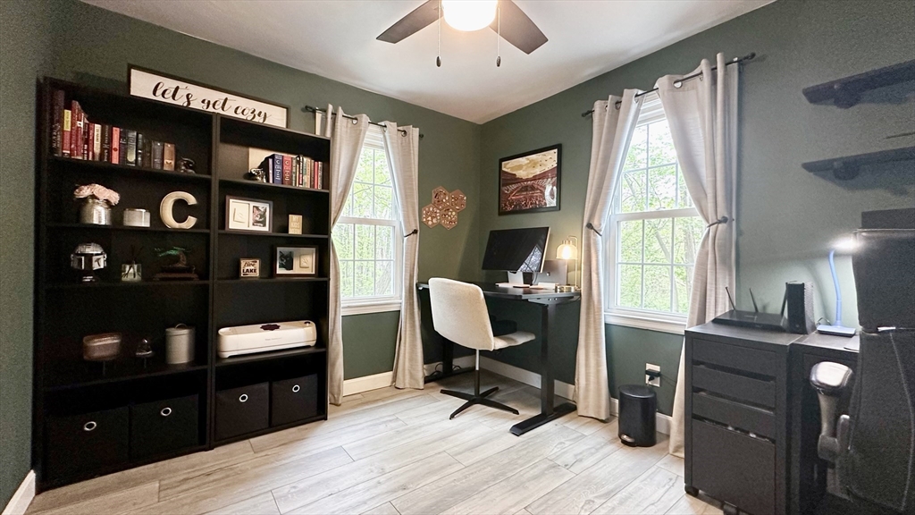 17 Souther Drive Worcester, MA 01602 - Photo 9 of 16 a view of a workspace with furniture and a window