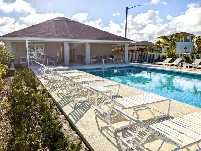 a view of a house with pool