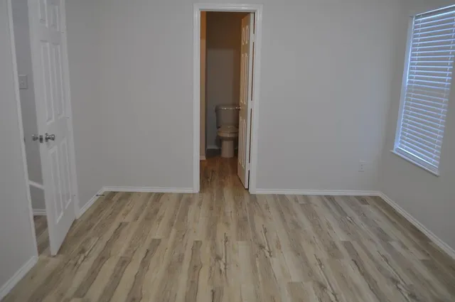 wooden floor in an empty room