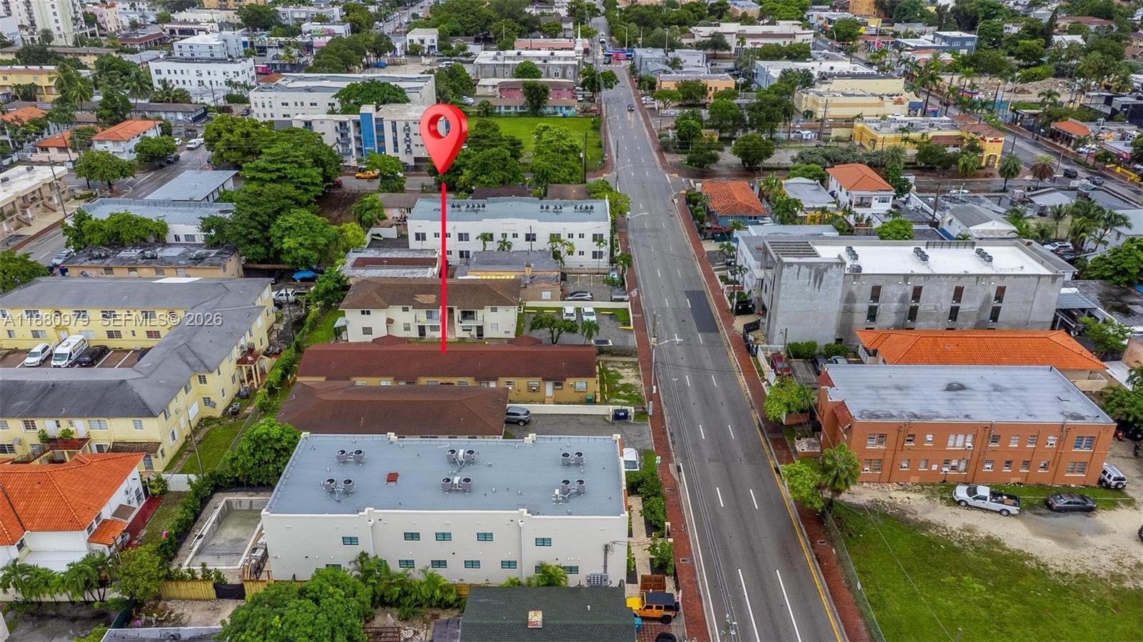 1345 Southwest 7th Street Miami, FL 33135 - Photo 23 of 37 an aerial view of residential houses with outdoor space