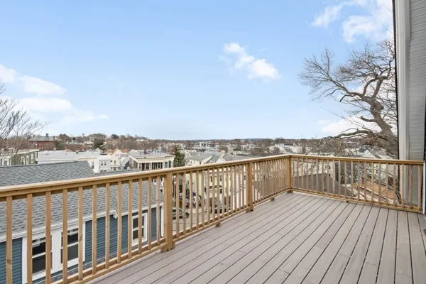 a view of balcony with city view