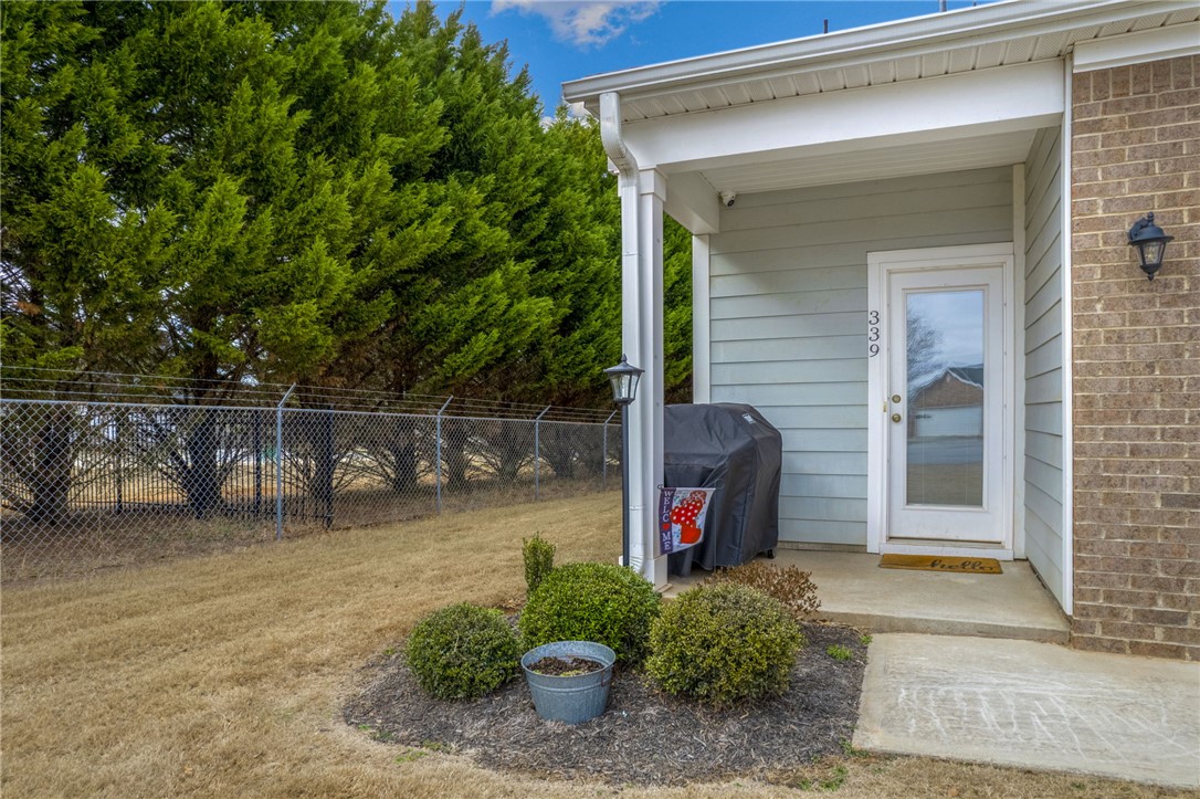 339 Village Boundary Anderson, SC 29621 - Photo 27 of 36 This inviting porch entry offers a welcoming transition to comfortable living.