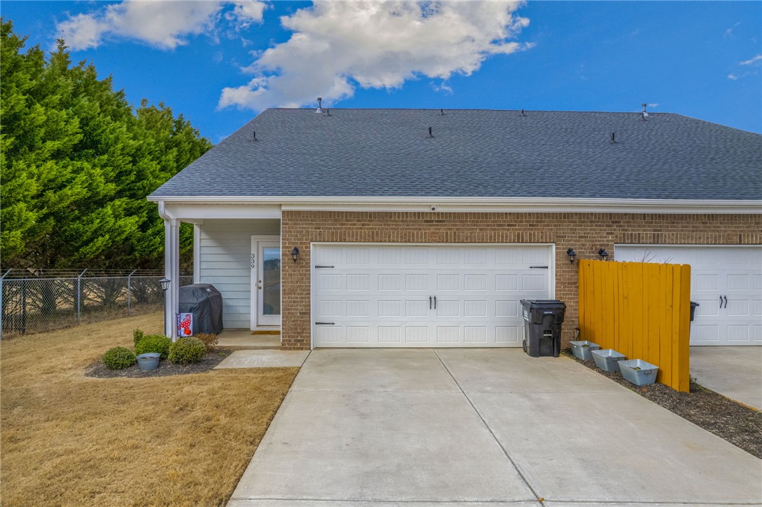 339 Village Boundary Anderson, SC 29621 - Photo 29 of 36 This charming home offers a convenient attached garage and inviting entrance.