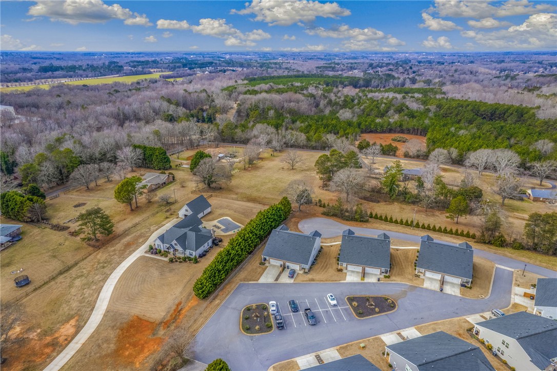 339 Village Boundary Anderson, SC 29621 - Photo 35 of 36 This elevated view showcases a serene neighborhood seamlessly integrated with expansive natural surroundings.