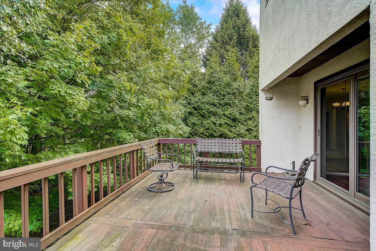 3400 Honey Run Road Ambler, PA 19002 - Photo 23 of 26 Spacious deck overlooking quiet yard