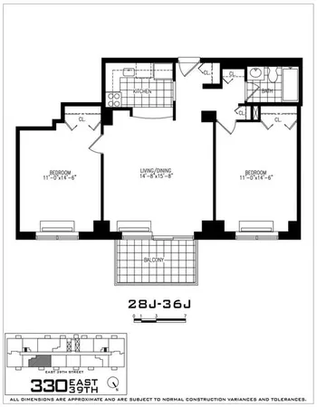 $6,200 | 330 East 39th Street, Unit 35J | Murray Hill