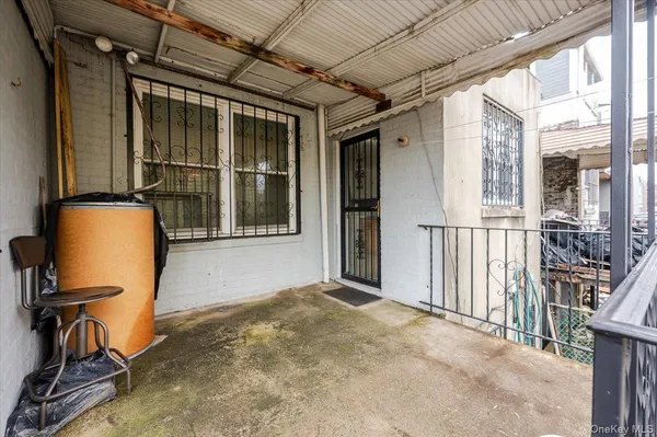 a bedroom with a bed and furniture