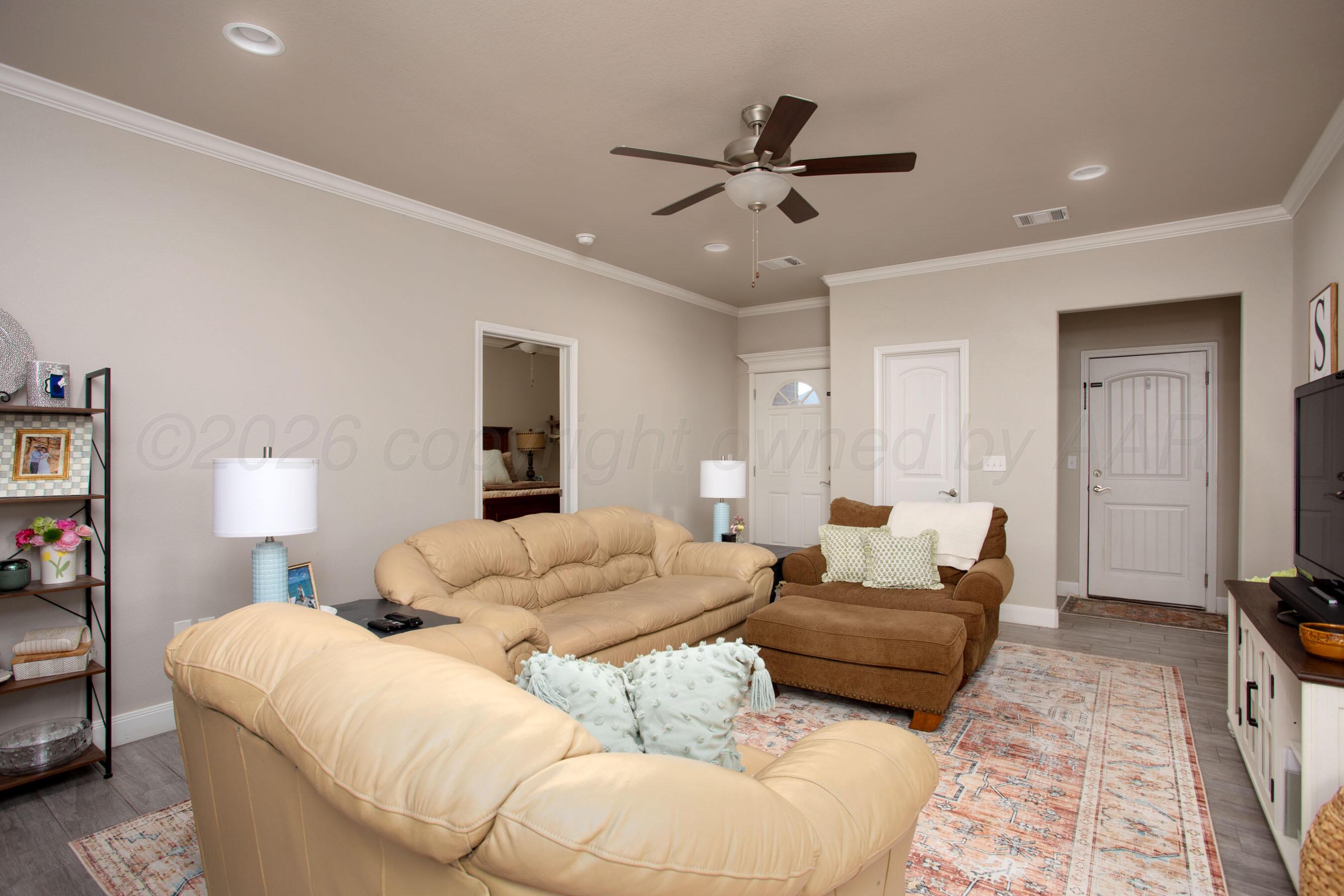 57 Cm Lane Canyon, TX 79015 - Photo 6 of 26 a bedroom with furniture and a large window