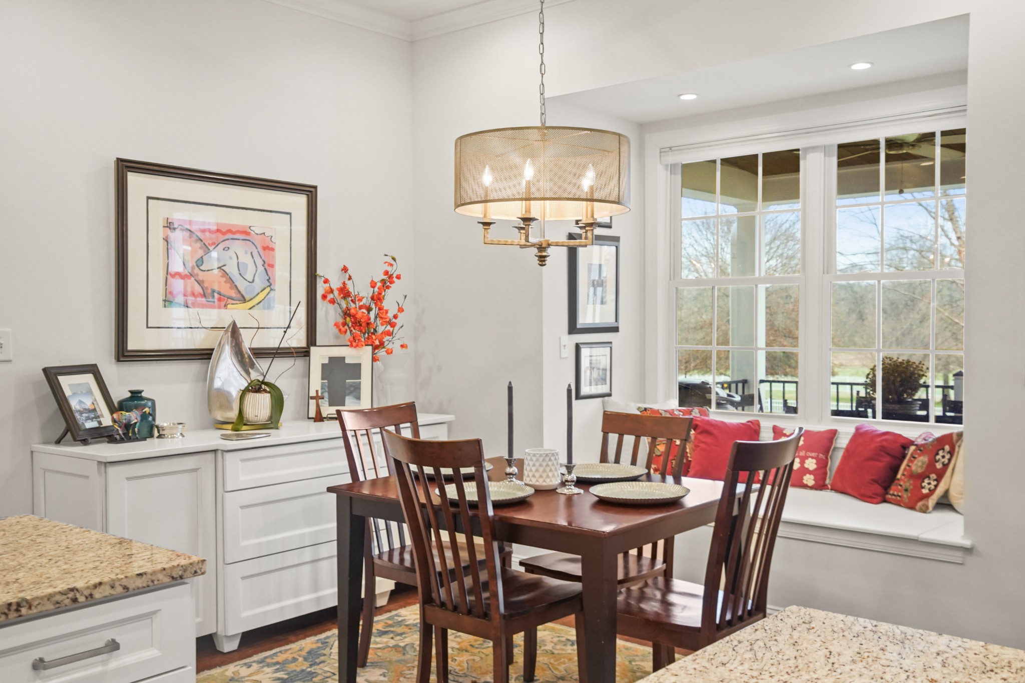 2003 Tammy Drive Springfield, TN 37172 - Photo 37 of 69 a dining room with furniture a window and a chandelier