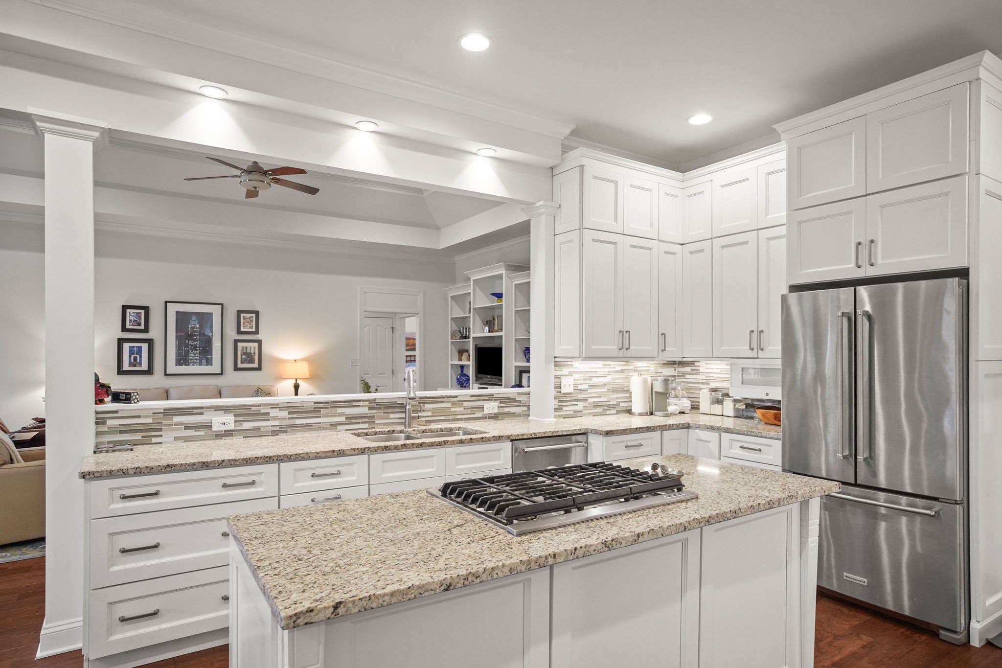 2003 Tammy Drive Springfield, TN 37172 - Photo 42 of 69 a kitchen with granite countertop a sink stainless steel appliances and cabinets