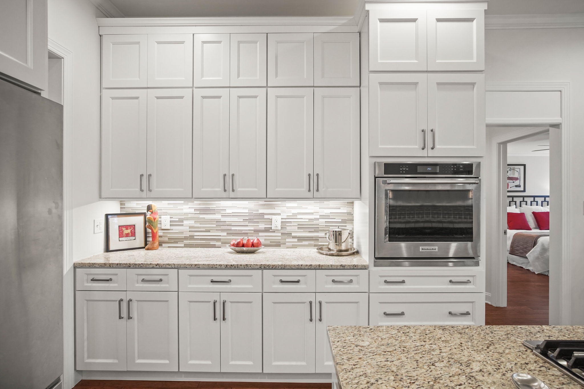 2003 Tammy Drive Springfield, TN 37172 - Photo 43 of 69 a kitchen with white cabinets and oven