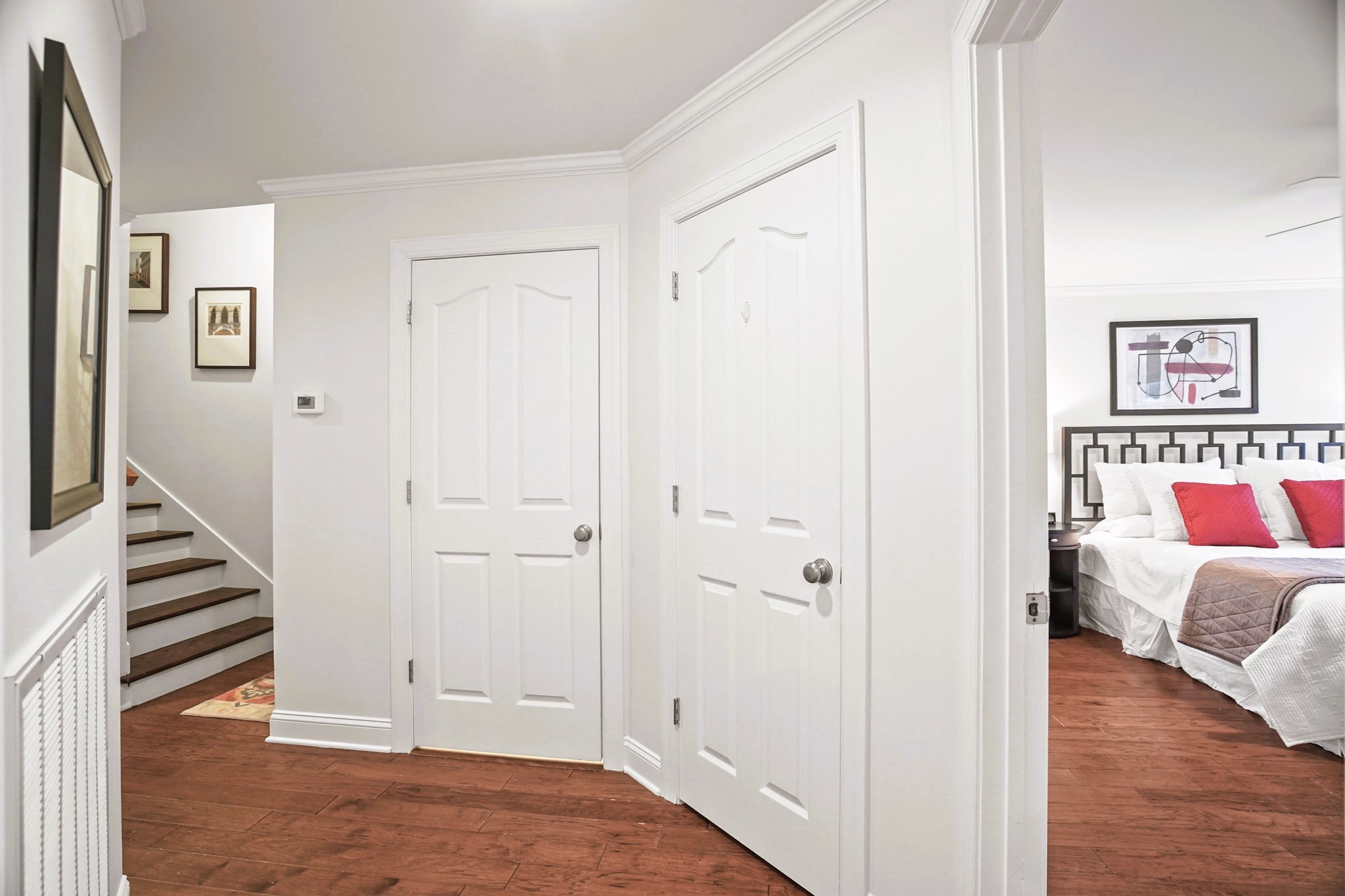 2003 Tammy Drive Springfield, TN 37172 - Photo 45 of 69 a view of a bedroom with wooden floor and stairs
