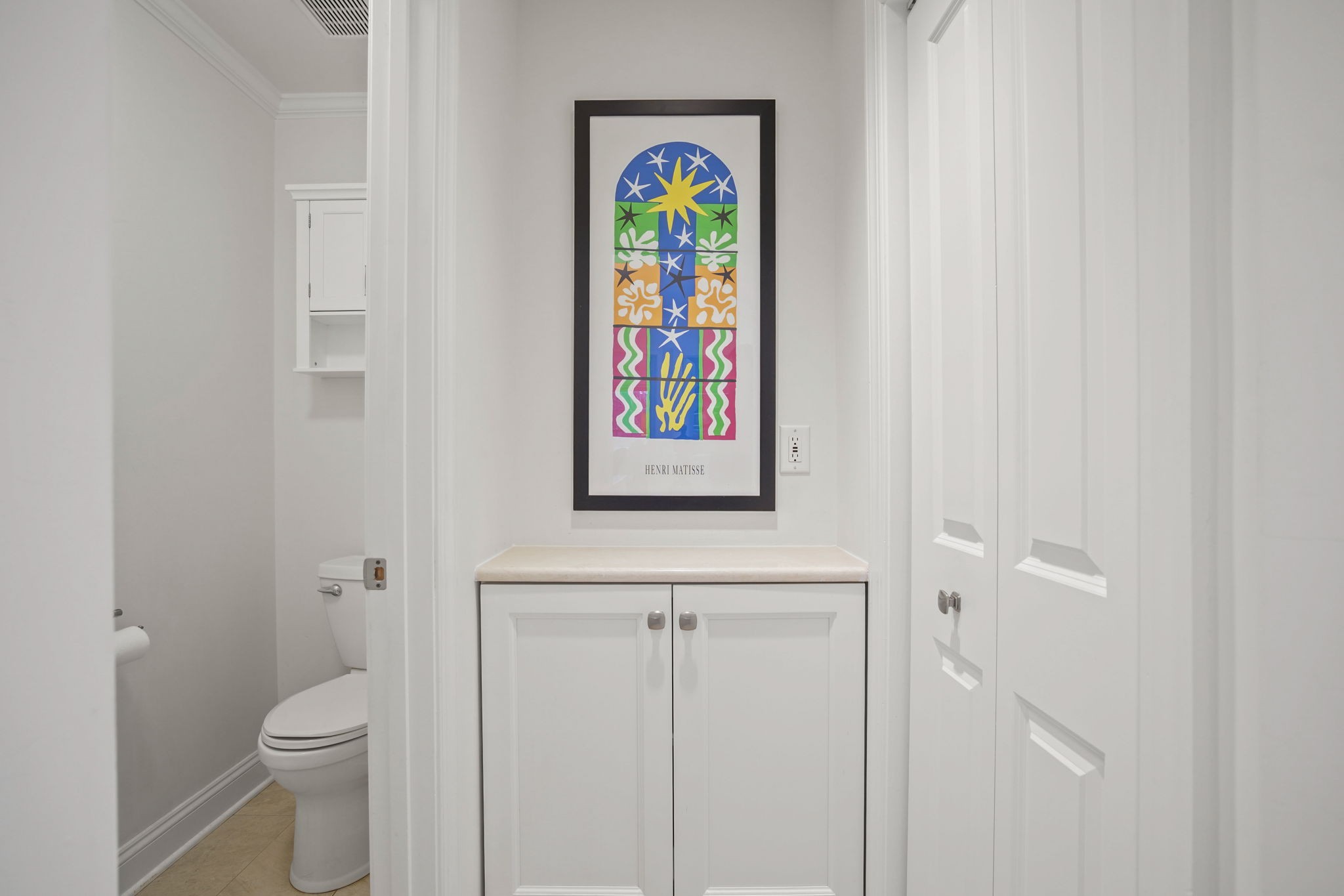 2003 Tammy Drive Springfield, TN 37172 - Photo 50 of 69 a bathroom with a toilet and a shower curtain
