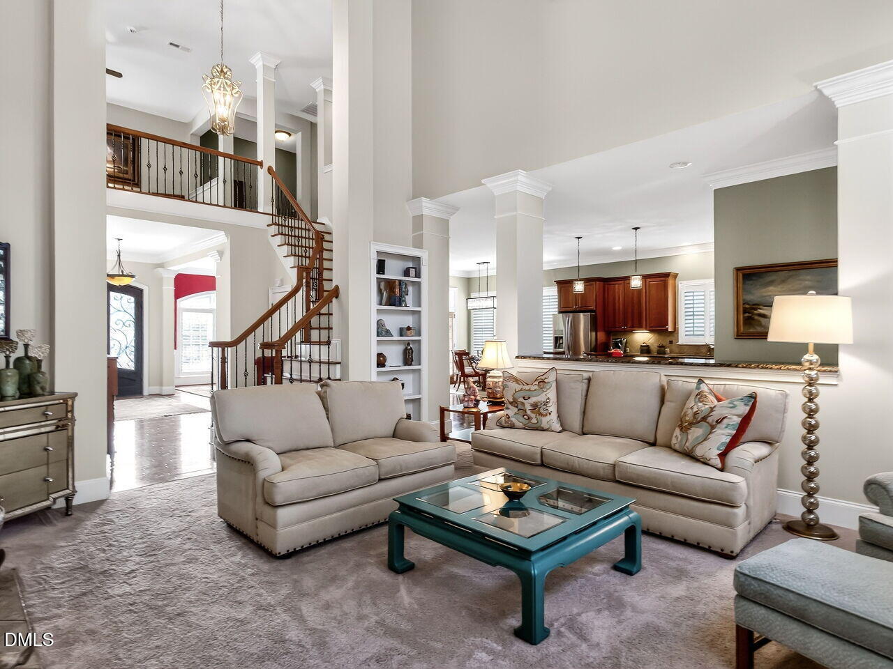 8409 Passage Marseille Court Raleigh, NC 27615 - Photo 18 of 48 a living room with furniture and a wooden floor