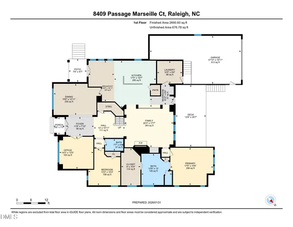 $1,200,000 | 8409 Passage Marseille Court, Raleigh, NC 27615