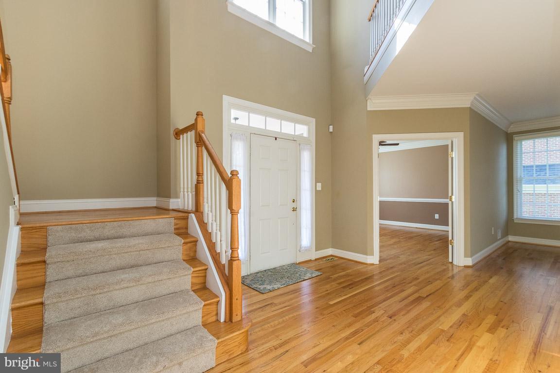 8217 Roxborough Loop Gainesville, VA 20155 - Photo 12 of 30 Foyer/Hardwood Staircase