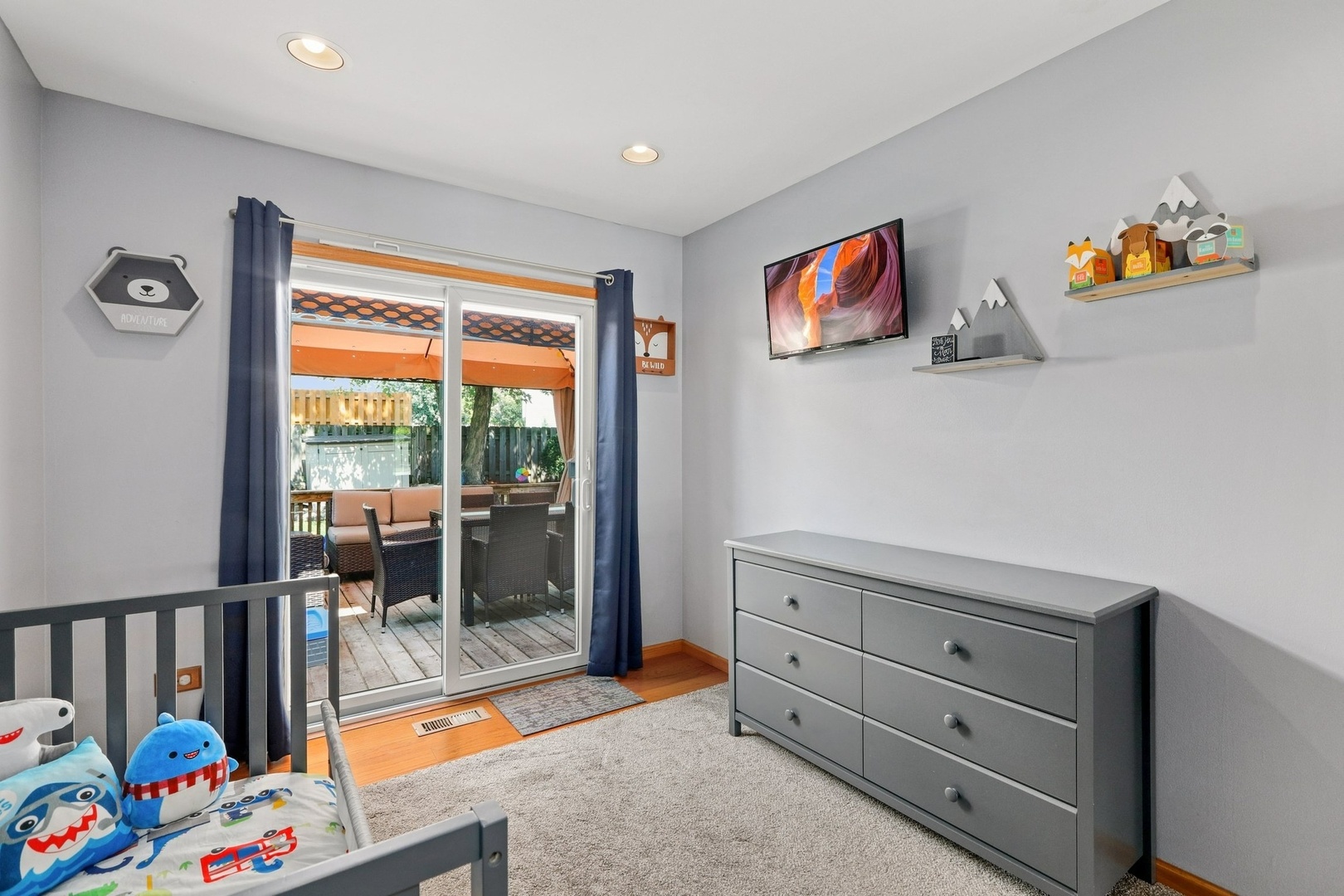 751 Taft Circle Hanover Park, IL 60133 - Photo 9 of 14 a bedroom with furniture and a window