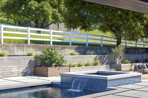 a view of outdoor space yard and swimming pool