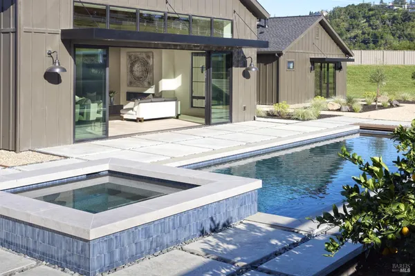 a view of a house and outdoor space