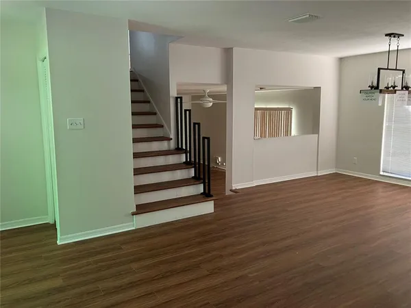 wooden floor in an empty room