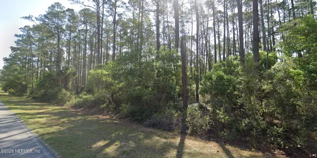 a view of outdoor space and trees