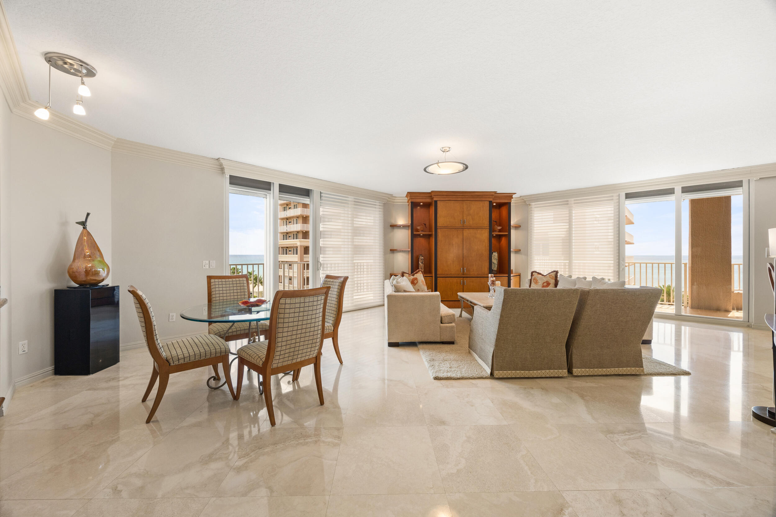 700 Ocean Royale, Unit 601 Juno Beach, FL 33408 - Photo 5 of 56 Overview when walking in to living area