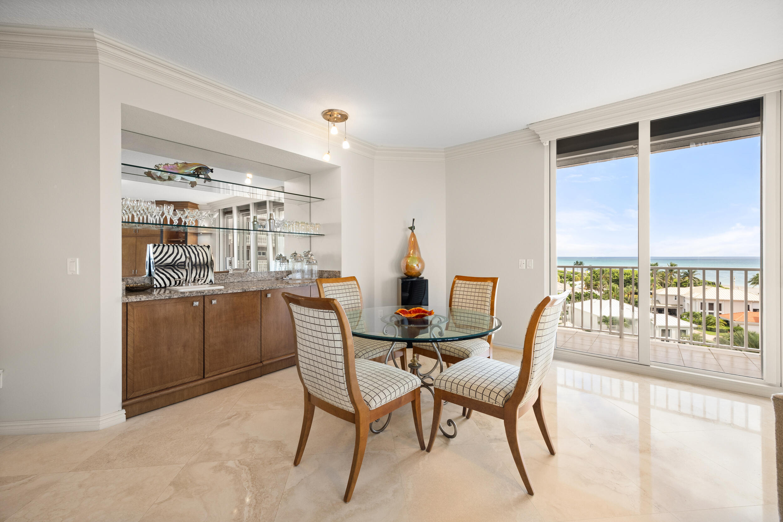 700 Ocean Royale, Unit 601 Juno Beach, FL 33408 - Photo 10 of 56 Dining/Game table & wetbar