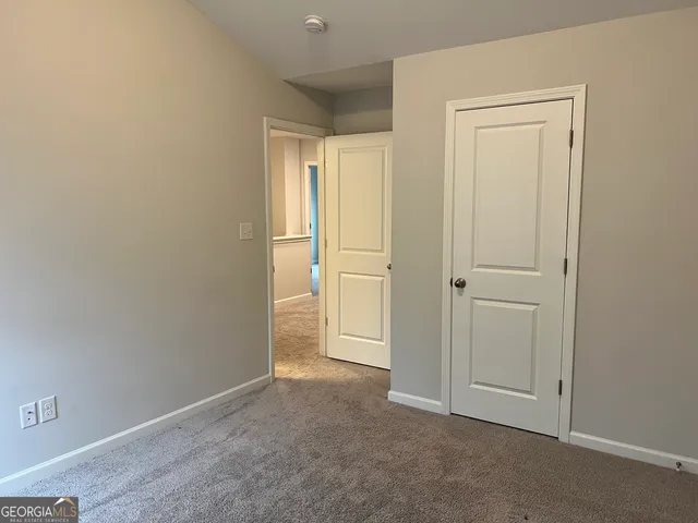 a view of an empty room