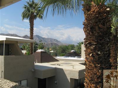 71948 Eleanora Lane Rancho Mirage, CA 92270 - Photo 13 of 15 a view of balcony with a garden and trees
